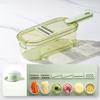 Multifunctional Vegetable Chopper Slicer Shredder Grater, Kitchen Potato Carrot Cucumber Cutter with Hand Guard