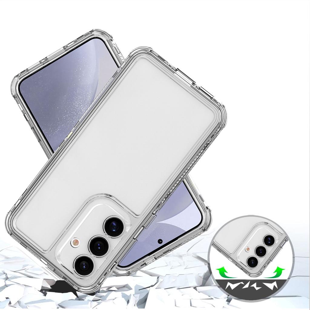 For Samsung Galaxy S25/S24 Case Anti Scratch Acrylic TPU Clear Phone Cover
