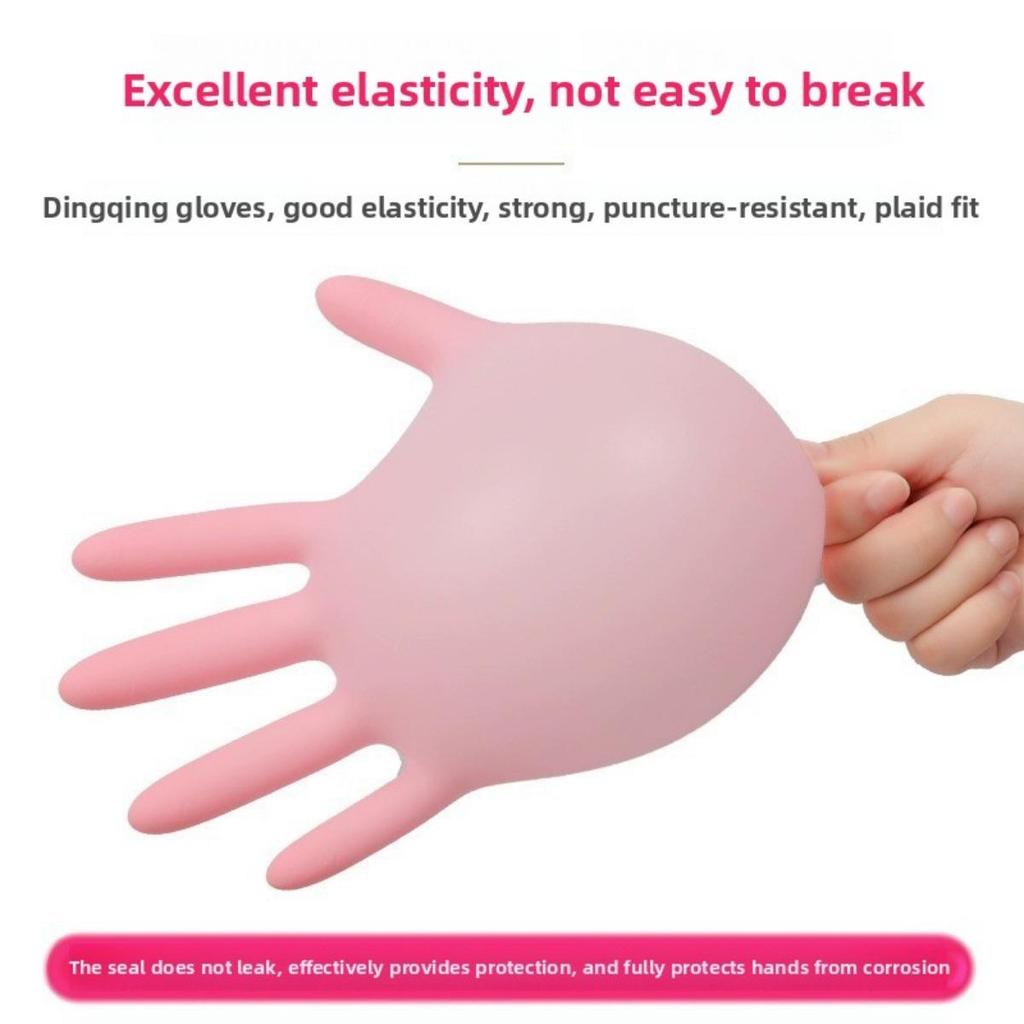10/20/50/100 Disposable Nitrile Gloves, Waterproof, Latex Free, Powder Free, with Battery Glowing, Suitable for Household and Kitchen Cleaning
