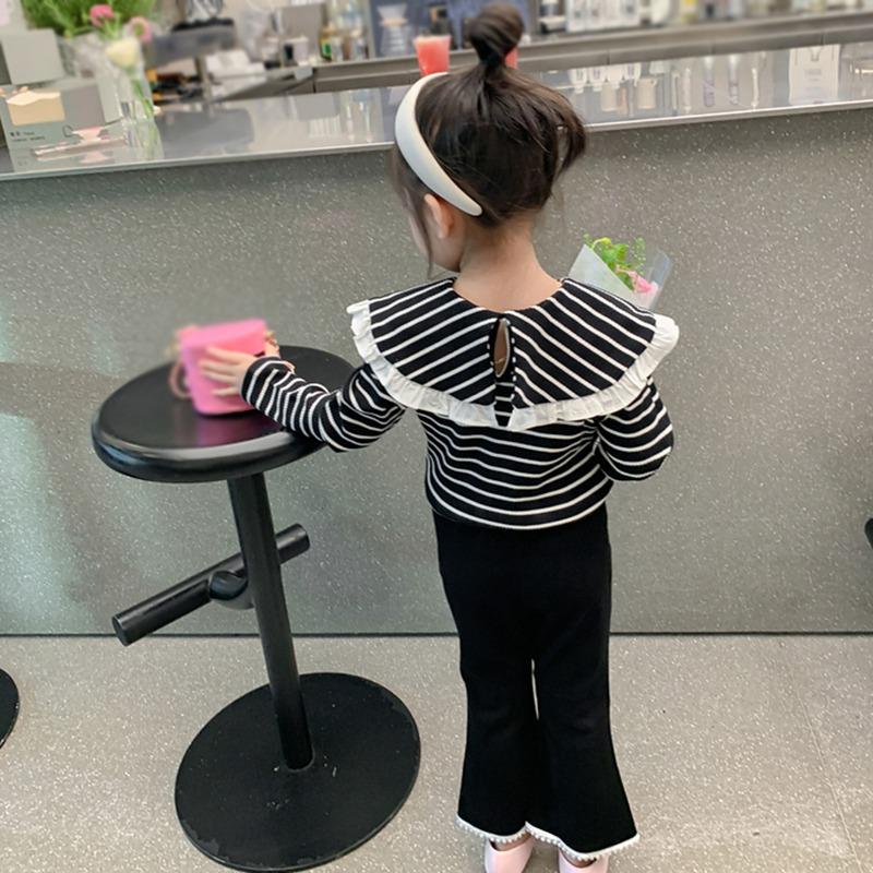 Girls Cute Doll Collar Bottoming Shirt