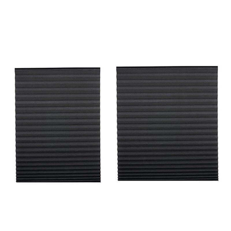 2Pcs Cordless Vorhang Fenster Vorhang Blackout Blind Schatten Licht Selbst Klebe Plissee Jalousien