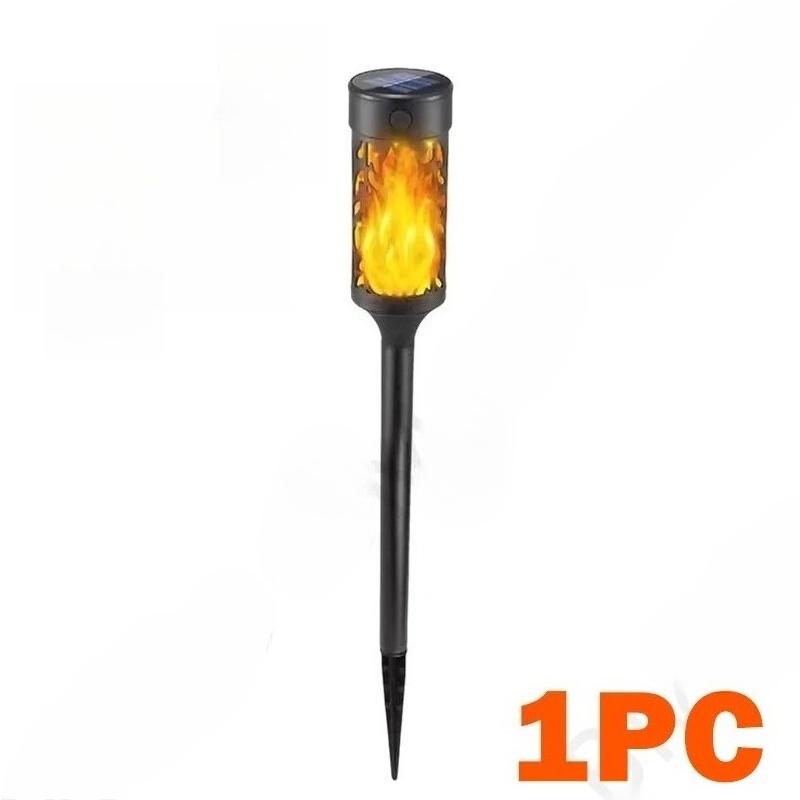 

1/4/8PCS Solar Flame Torch Lights Flickering Light Waterproof Garden Decoration Outdoor Lawn Path Yard Patio Floor Lamps 1PCS