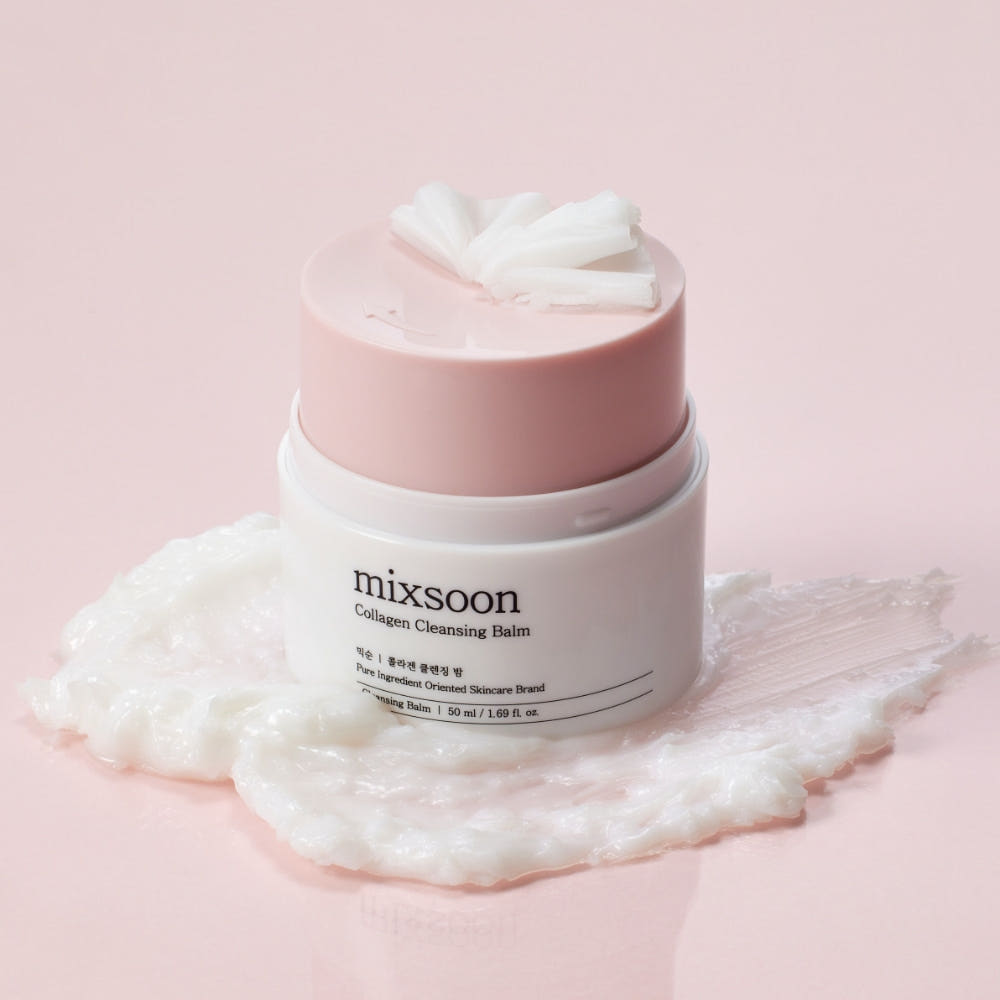 mixsoon Collagen Cleansing Balm 50ml Korean Gentle Makeup Remover & Facial Cleanser
