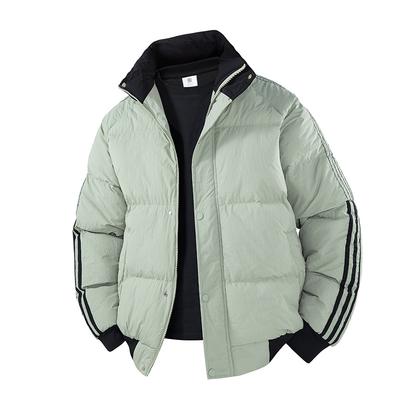 In Winter, The New Thick Cotton-padded Coat Is Simple, Windproof and Cold-proof, and Men and Women Have The Same Stand-up Collar Casual Bread Coat.