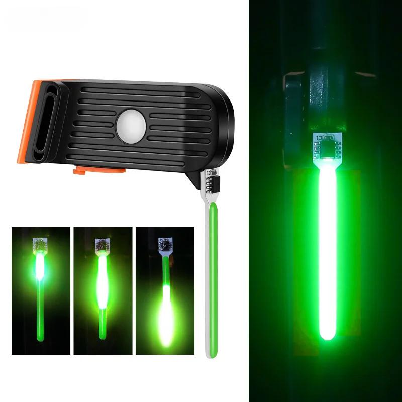 Bike Rear Light Flowing Light Lamp Waterproof USB Rechargeable LED Bike Light Flash Tail Rear Lights for MTB Road Bike Seatpost зелёный