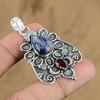 Birthday Gift For Her Natural Sodalite Gemstone Pendant 925 Sterling Silver