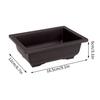 Macetas Rectangulares de Plástico para Plantas de Bonsái Cuadradas para Flores Balcón Jardín Patio Paisajismo Bandejas para Macetas de Bonsái Decoración del Hogar