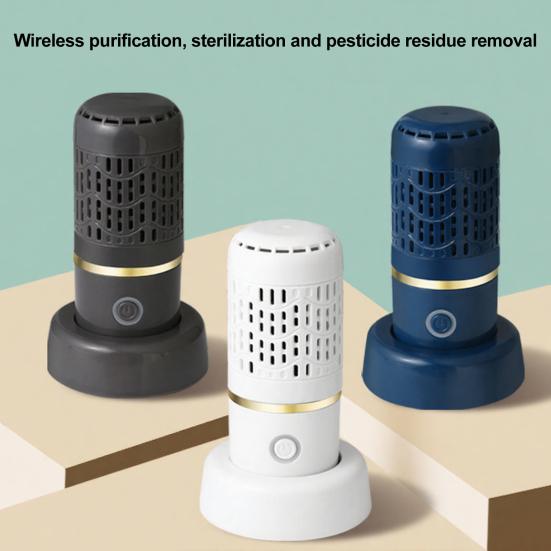 Fruit And Vegetable Cleaner, Portable Produce Purifier with Hydrolytic Technology, Waterproof Capsule Food Washer for Meat Seafood