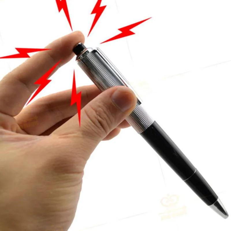 1ks Kreativní pero s elektrickým šokem Hračka Elektrická osoba Píšící pera Praktický gadget Vtipný žert Prank Trick Novinka Nejlepší dárek pro přítele