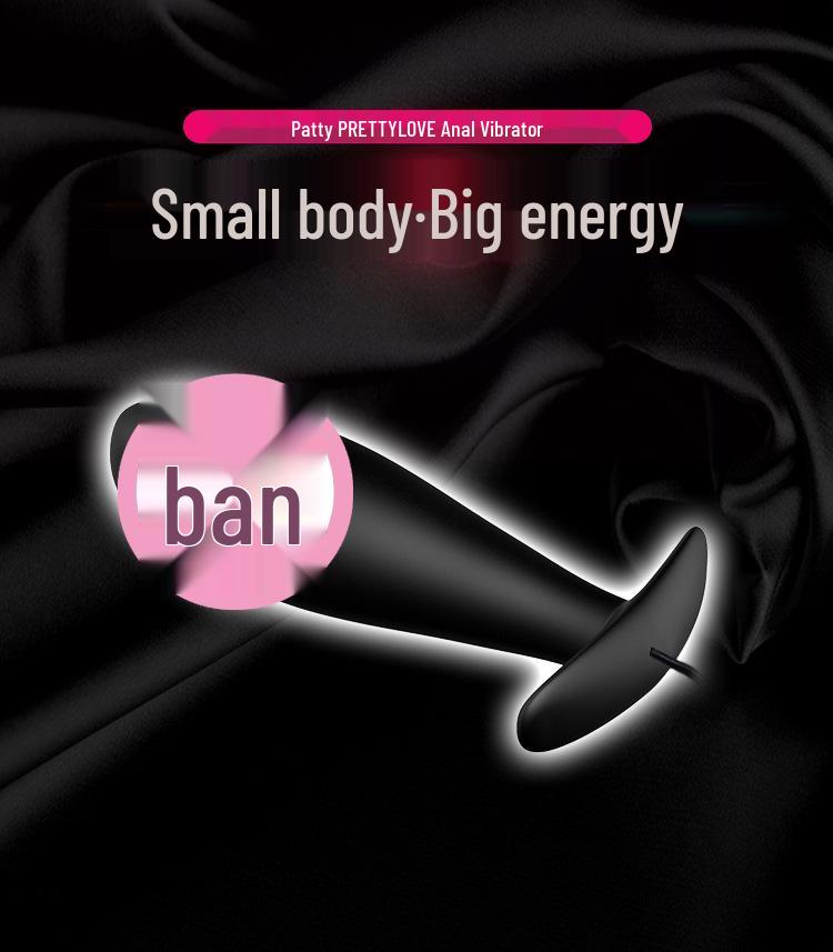 Pilot 12 Frequency Silicone Female Masturbator Anal Plug - Realistic Small Penis Sex Toy