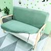 Stretch Futon Slipcover Solid Wood Sofa Cover Furniture Protector Without Armrests Slipcover Soft with Elastic Bottom for Kids, Spandex Jacquard