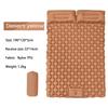 Ultralight Portable TPU Inflatable Camping Pad - Moisture-Proof, Single/Double, Foot-Press Design
