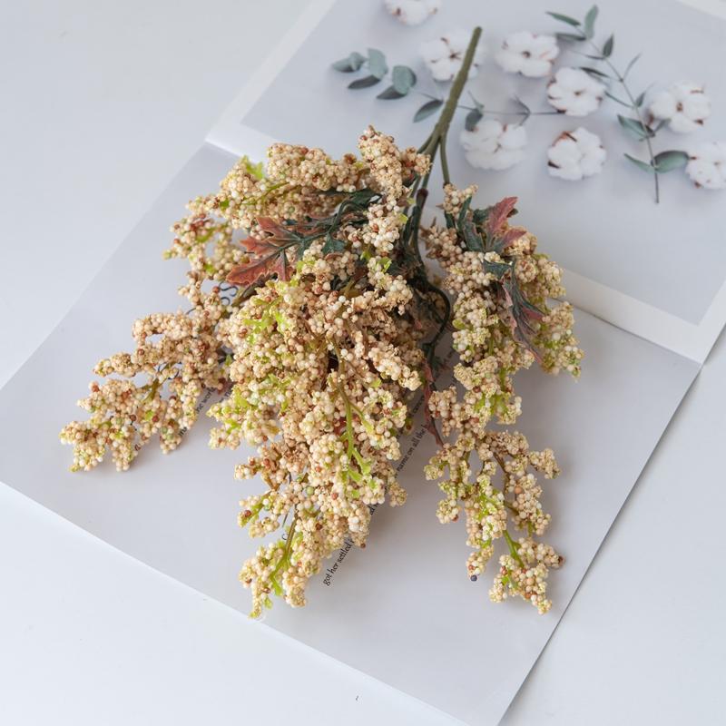 Artificial Flowers Fake Foam Gypsophila Pompon Vases for Home Decoration Christmas Garland Wedding Bridal Accessories Clearance