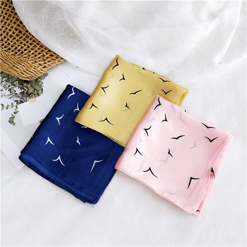 Moda Decoração Cachecol Faixa de Cabelo Laço de Cabelo 70 Pequeno Cachecol Quadrado Cachecol de Seda Feminino Primavera E Outono Versátil Cachecol Pequeno Cachecol Profissional