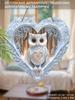 Garden Decoration, Wooden Hanging Decorative Signs, Wall or Door Decoration, Owl Pattern, 2D Graphic Products, Housewarming Gifts for Friends