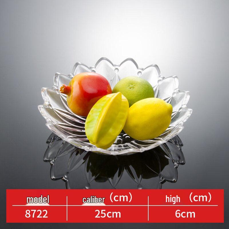 Qianxing Acrylic Lotus Fruit Plate Set