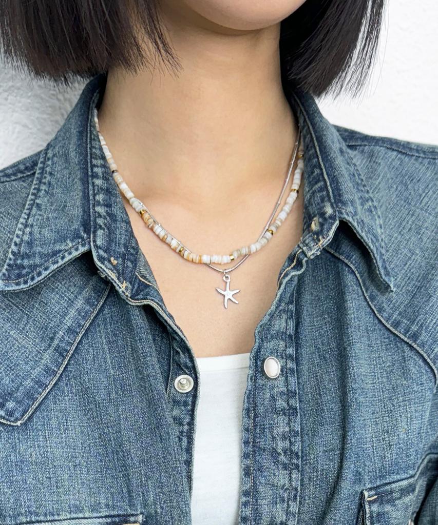 Ssy Starfish Ocean Chain Necklace