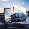 Hipacool Wireless Charger 15W Fold Screen Phone Stand Fast Charging Car Air Vent Phone Holder For Samsung Fold 7 6 Iphone 17 16