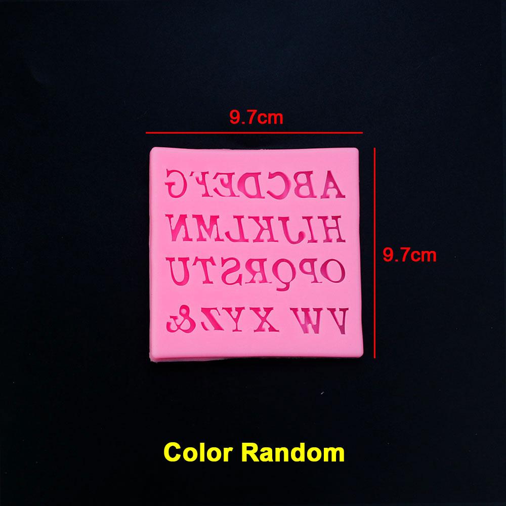 Silicone World 3D Letter Number Silicone Mold Cake Flipping Sugar Chocolate Cake Mold Baking Tools Alphanumeric Resin Molds