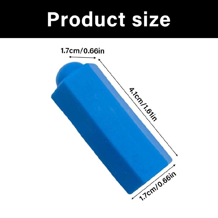 10pack Durability Resins Pool Cue Ferrules Pool Cue Ferrules Billiard Protective Flexible Billiard Accessories