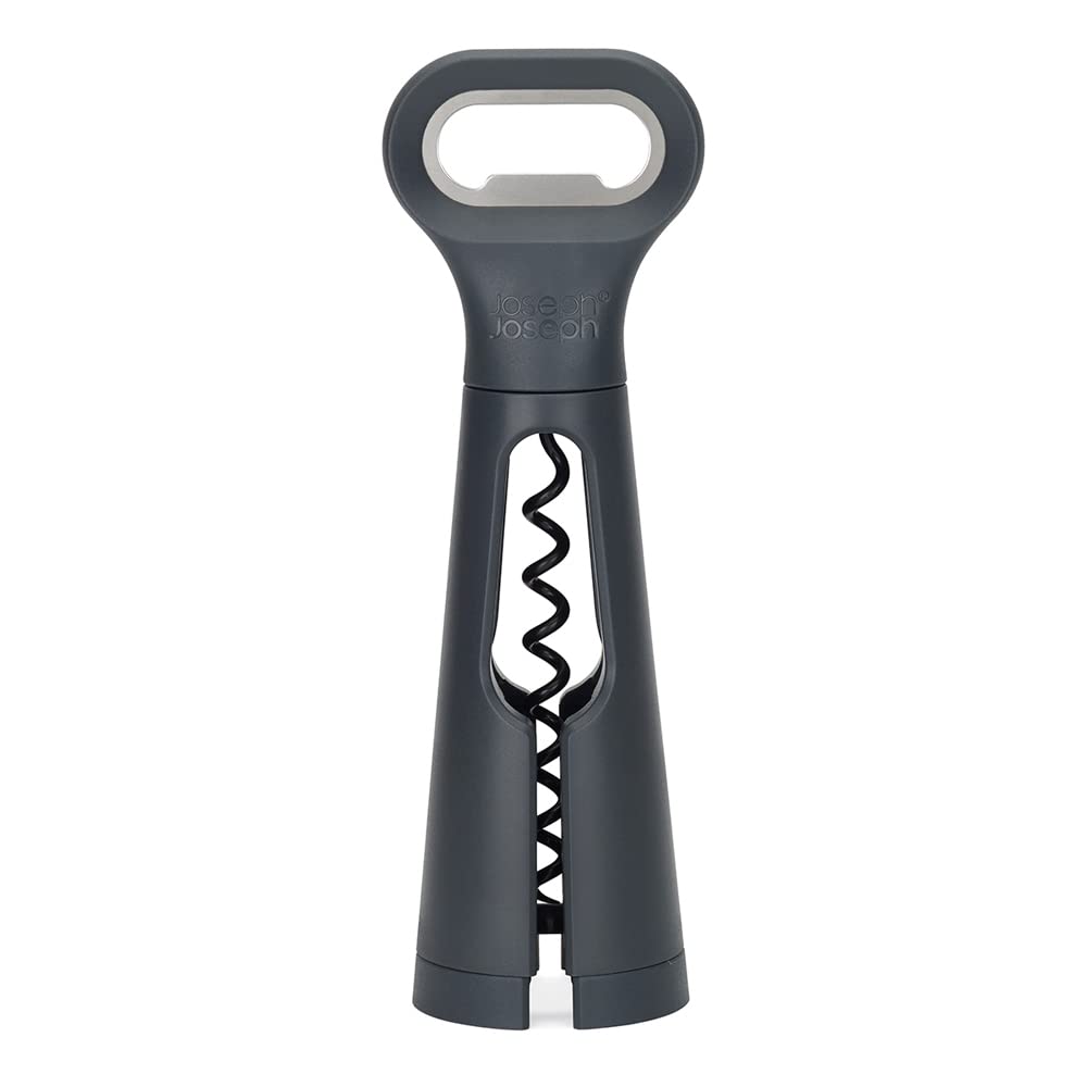 

Joseph Joseph BarStar 3-in-1 Corkscrew, Bottle Opener, and Foil Cutter with a Space-Saving Design [Authentic] 20173