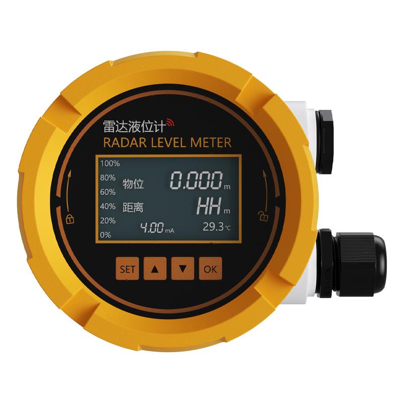 Radar Level Gauge 4-20mA LCD Radar Level Gauge RS485 0-20m Water Level Sensor DC 24V Radar Level Meter