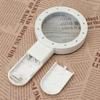 LED Light Lighted Magnifying Glass Illumination Illuminated Magnifier  Coins Inspection