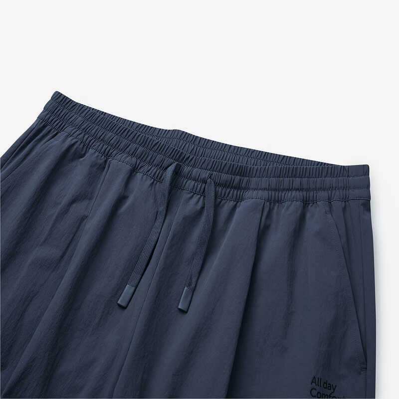 Skechers Solid Color Mid-Rise Breathable Comfortable Knitted Sports Pants Men bottoms Odyssey-Gray L224M069-026R