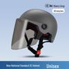 Certified 3C Electric Motorcycle Helmet: Retro, Breathable, All-Season, Lightweight for Men and Women