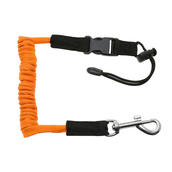 Kajakkåre Leash Kraftig Uttrekkbar Spiralformet Snor Båndstropp Anti-tapt Tau for Kajakkpadling Båtliv Kano Padlebrett Tilbehør