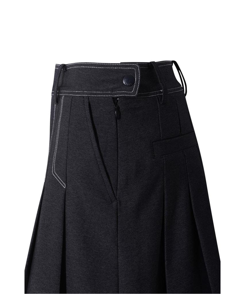WAAC Denim-Like Pleats Skort Wwkcs26102Nyd