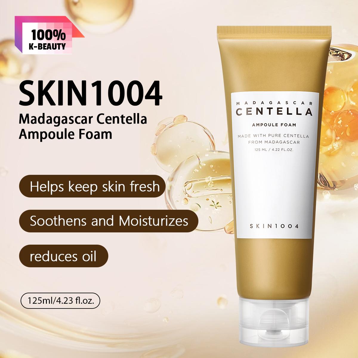 

SKIN1004 Madagascar Centella Ampoule Foam 125ml, Rich Foam, Deep Clean Impurities, Skin Barrier Care, Refreshing, K-Beauty, Korean Makeup 125ml/4.22 fl.oz.