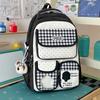 Schoolbag new schoolbag high value dopamine cute female backpack campus middle and high school students large capacity backpack pain bag