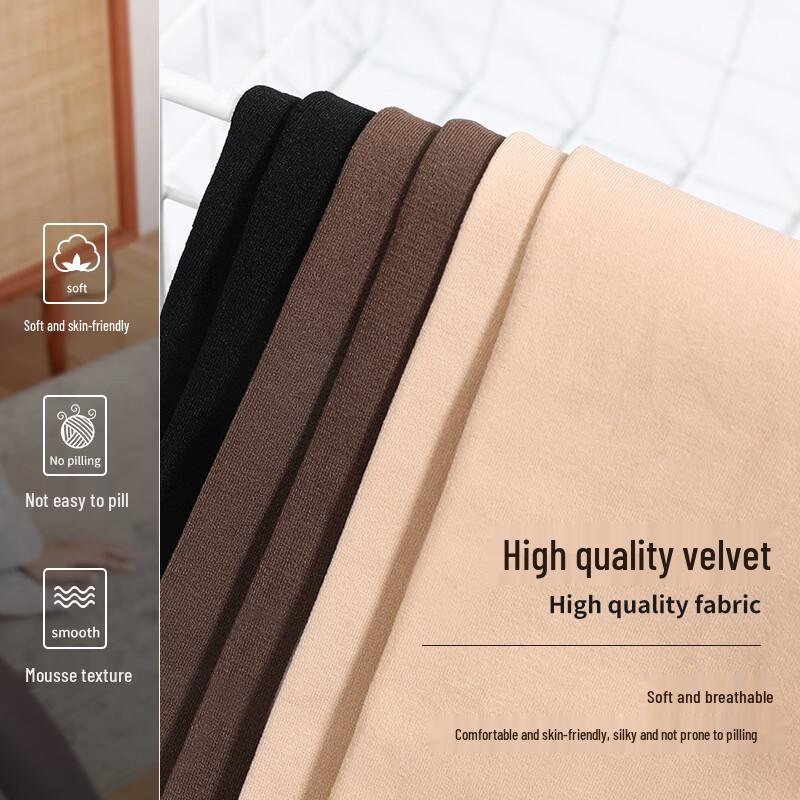 LangSha Women's Velvet Short Stockings