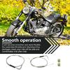 New Stainless Steel Throttle and Idle Cable Set 56579-02A Kit Fit for Harley-Davidson Sportster 1200 Custom XL1200C 2002 2003 2004 2005 2006 2007