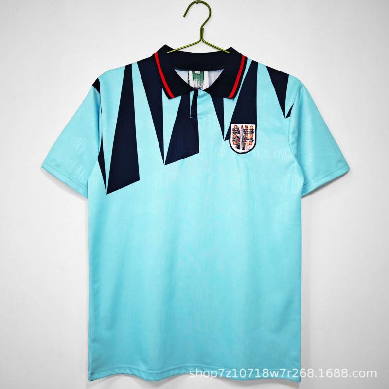 Vintage England Shirt Classic Collection 1990-1996-1998-2002 Home and Away Short Sleeve Football Shirt