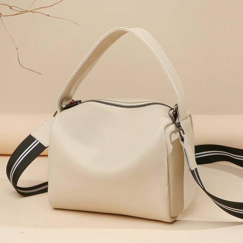 Měkký kožený polštář Podpažní výklenková taška Dámská velkokapacitní přenosná ramenní diagonální závěsná dámská taška