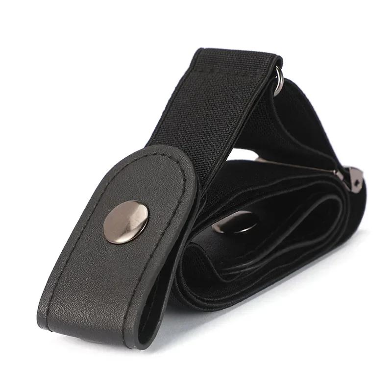 Buckle-Free Belt for Women Girls Jeans Pants Dress No Buckle Stretch Elastic Waist Belt Man No Bulge No Hassle Belts Men