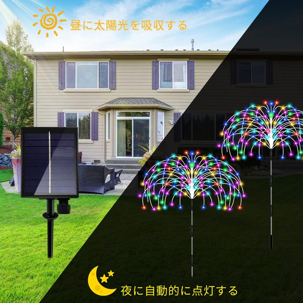 RunElves Solar Garden Outdoor Waterproof Solar LED Gardening Illumination 8 Set of Solar Auto Remote Stylish and Cute Decorative Lights for Outdoor