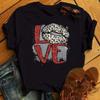 New Unisex Pink Lips Leopard Graphic T Shirt Casual Fahion Oneck Sexy Black Tees Kiss Lip Funny Girls Tshirtdrop Shipping
