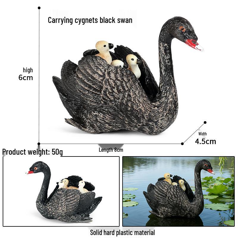 Farm Animal Simulation Toy Set: Chicken, Duck, Goose, Boar, Horse, Cow - Educational Gift for Children, Cognitive Ornament