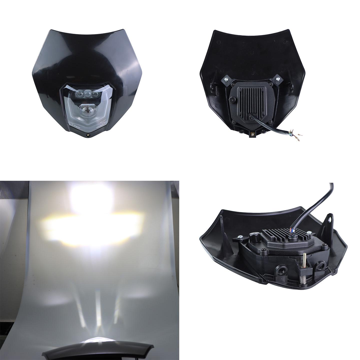

E71 LED Headlight for KTM Motorcycle & Electric Off-Road Vehicle with Emark Certification. CH-6007 чёрный