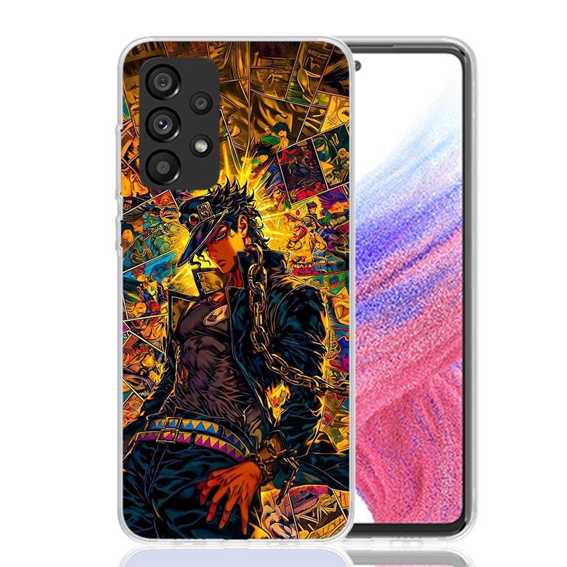 JoJo's Bizarre Adventure Kujo Jotaro Phone Case for Samsung Galaxy A52 A51 A50S A12 A22 A32 A72 A10S A30S A31 A71 Note 20 Ultra