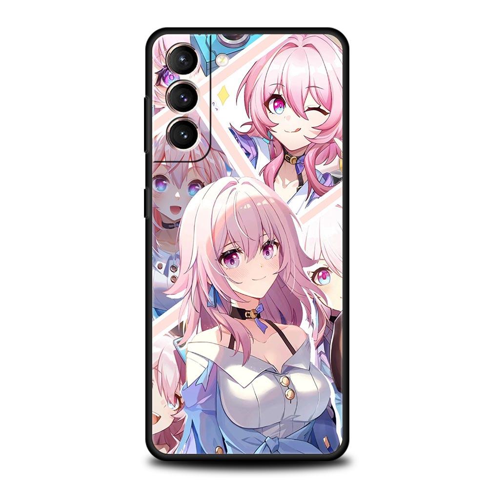 Carcasă de telefon Honkai Star Rail moale pentru Samsung Galaxy S24 S23 S22 S20 Ultra S21 FE 5G S10 S9 Plus S10E S8 20 silicon TPU capac