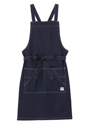 Facemix Lee Schürze für Herren und Caféarbeit Indigo Dunkelblau Denim Damen, Uniform, LCK79003,