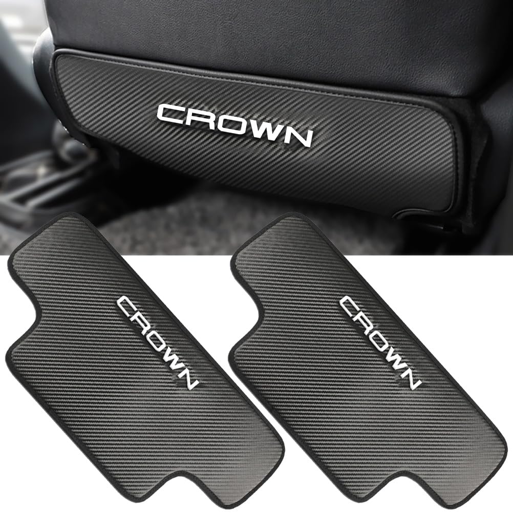 

Kayafar Эксклюзивный протектор от ударов ногами для Toyota Crown серии 220, Защитная накладка на спинку сиденья, Защита от ударов ногами для Crown, Защита от пятен CROWN White чёрный