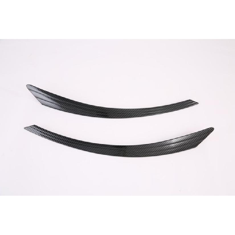 Carbon Fiber Front Headlight Eyebrow Lid Cover Trim For - Hyundai Sonata