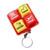 Retro Mechanical Keychain Stress Reliever With Wooden Fish Portable Vintage Desk Accessory For Office And Daily Use