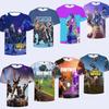 Best Tshirts 3d Video Game Battle Short Breathable Sleeved