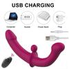 Erotic Sextoys Strapless Strapon Dildo Vibrator Lesbian Strap-on Penis Pegging Double Ended Dildo Adults Sex Toys for Women Vibration